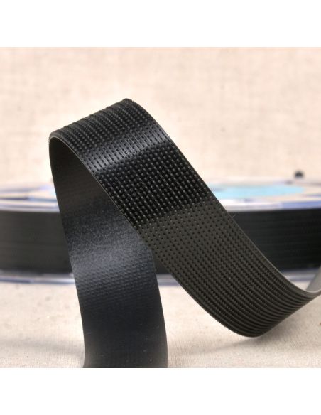 Plastic hook-and-loop tape - Black