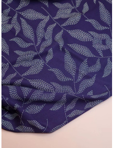 Lulu viscose twill fabric - Indigo 2