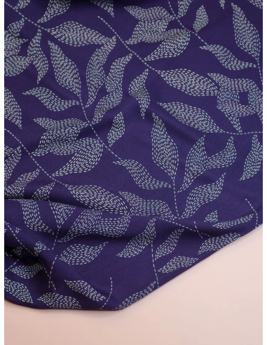 Lulu viscose twill fabric - Indigo