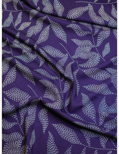 Lulu viscose twill fabric - Indigo