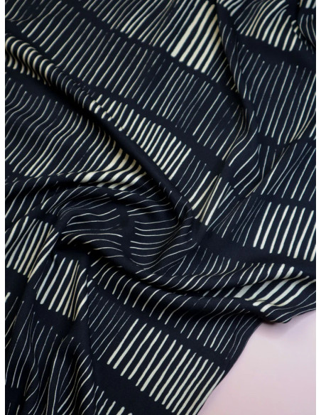 Tissu twill viscose - Sticks