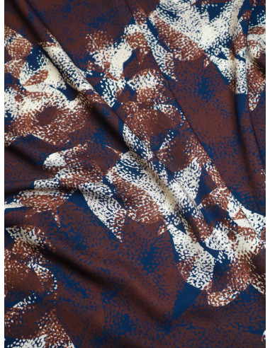 Bree Viscose Twill Fabric - Rust