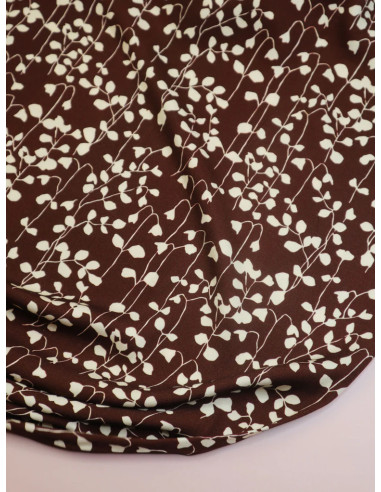 Goya Viscose Twill Fabric - Rust