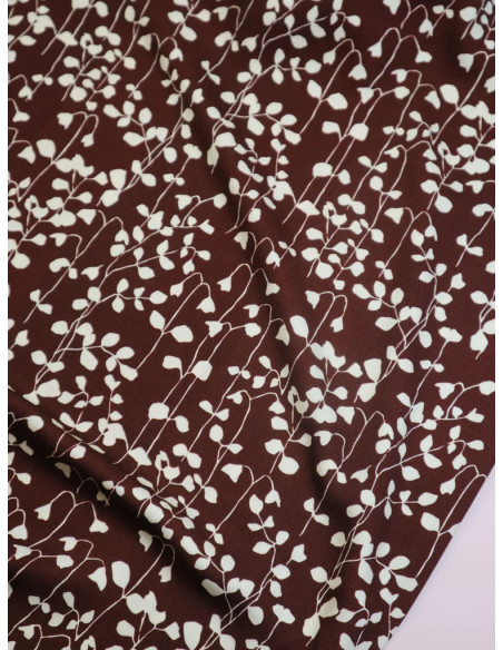 Goya Viscose Twill Fabric - Rust