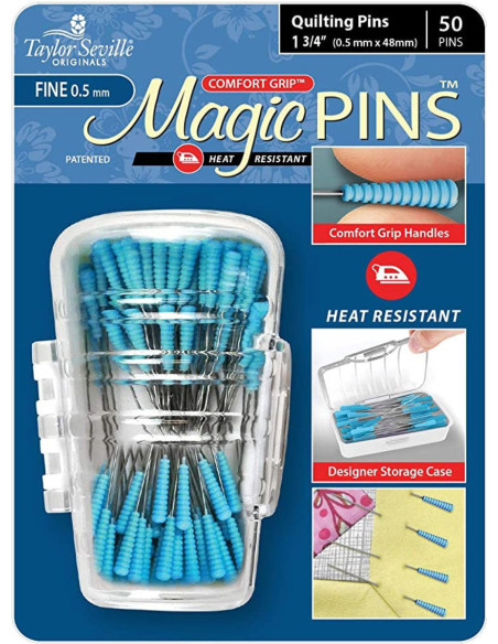 Box of 50 magic pins for special quilting