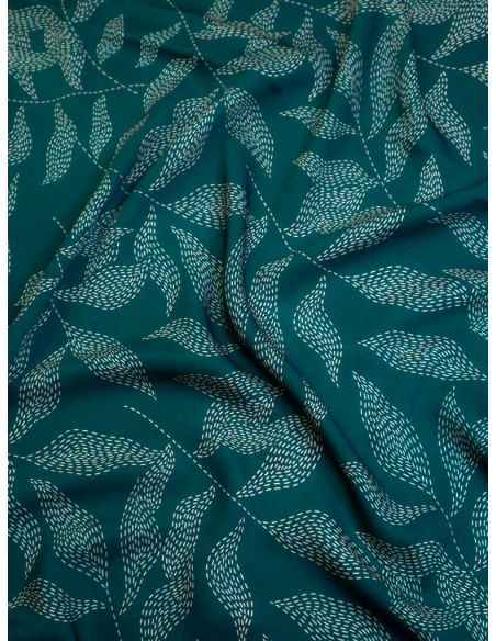 Lulu viscose twill fabric - Pine green