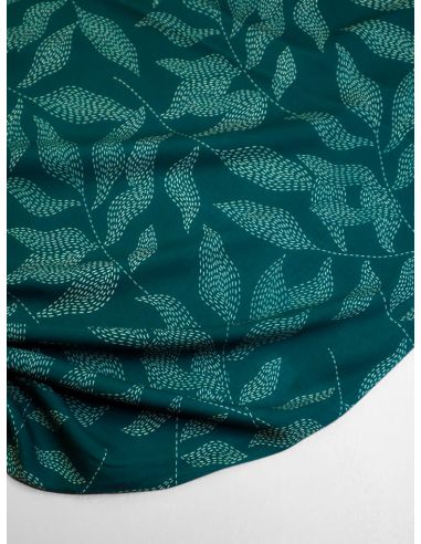 Lulu viscose twill fabric - Pine green