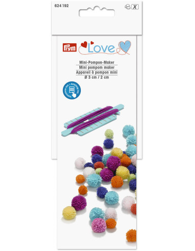 Mini pompom maker