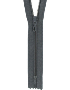 Nylon zipper - Anthracite gray