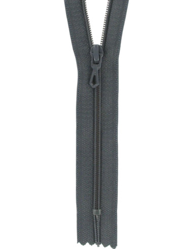 Nylon zipper - Anthracite gray
