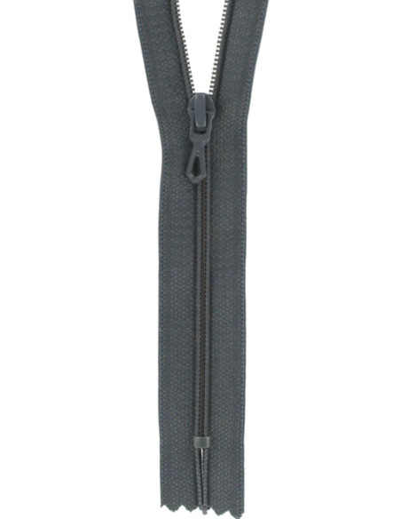 Nylon zipper - Anthracite gray