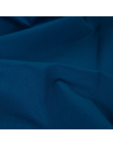 Petrol blue twill work fabric