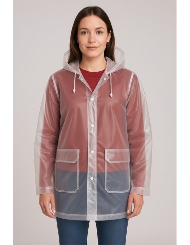 Waterproof canvas fabric for raincoat - Transparent