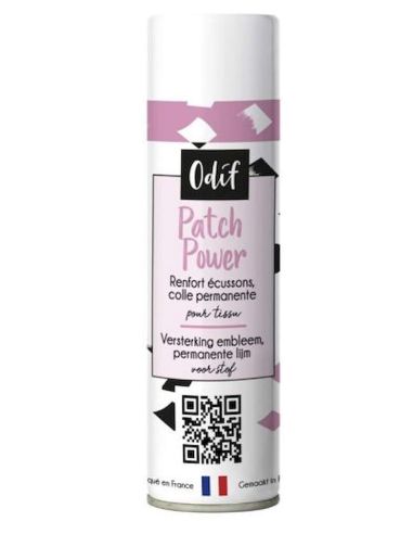 Iron-on textile adhesive Patch Power