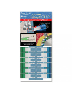 Magic fabric clips set of 12