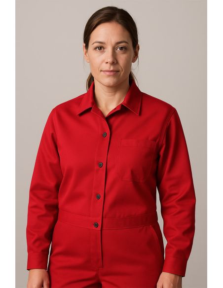 Twill workwear fabric - Red