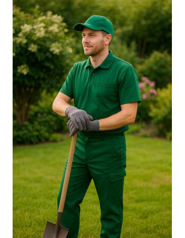 Twill workwear fabric - Green