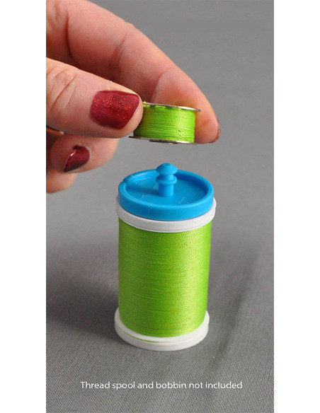 Spool holder for thread bobbins