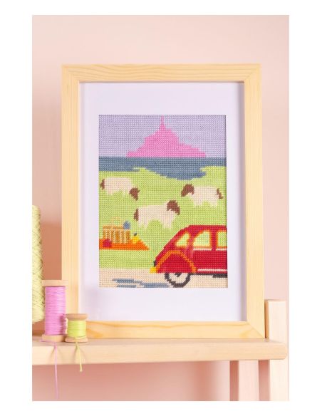 Penelope canvas kit weekend pattern