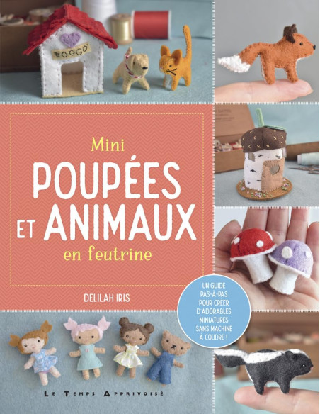 Book of Mini Dolls and Animals in Felt