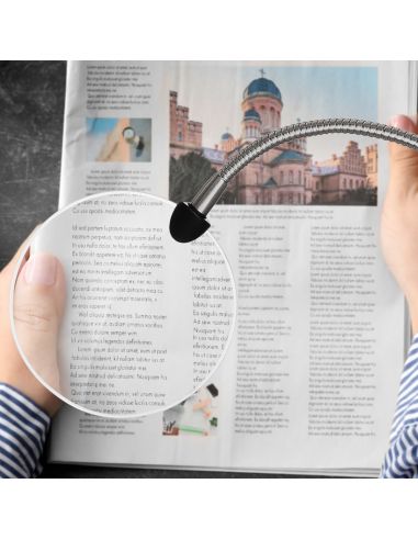 Removable magnifying arm for Daylight lamp