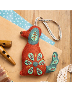 Mini felt kit - Folk Dogs