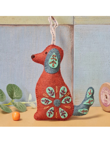 Mini felt kit - Folk Dogs