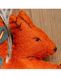 Mini felt kit - Folk squirrel 2