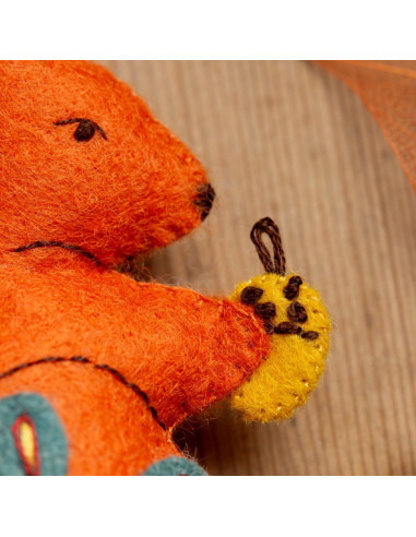 Mini felt kit - Folk squirrel