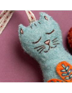 Mini felt kit - Folk cat 2