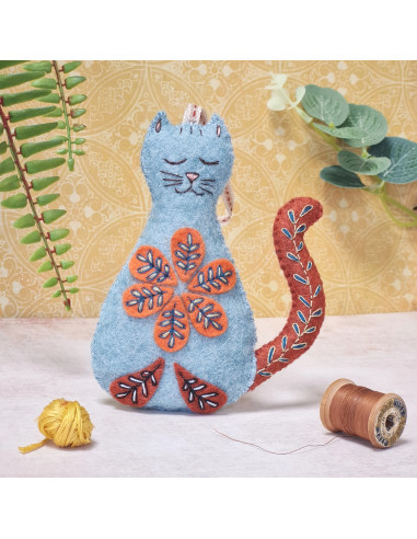 Mini felt kit - Folk cat