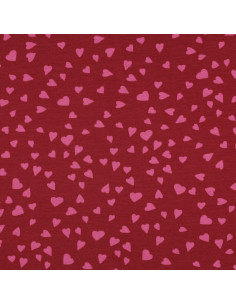 Red heart fleece sweatshirt fabric 2