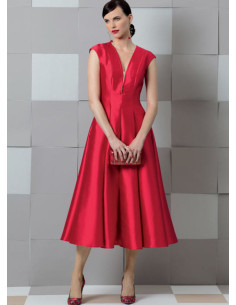 Dress pattern and false plastron - Vogue 9292
