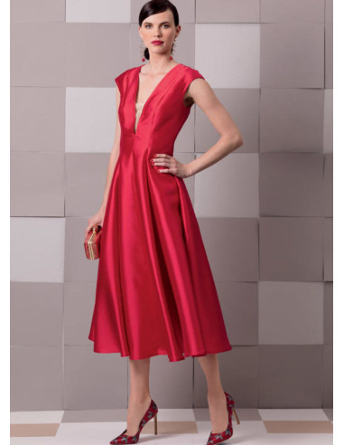 Dress pattern and false plastron - Vogue 9292