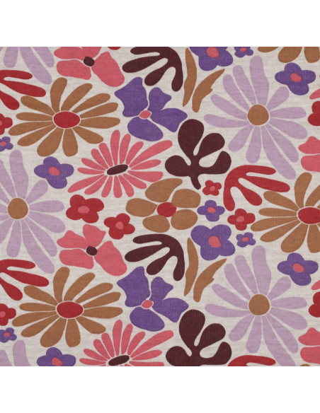 Seventies sweat fabric - Beige