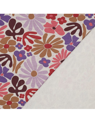 Seventies sweat fabric - Beige