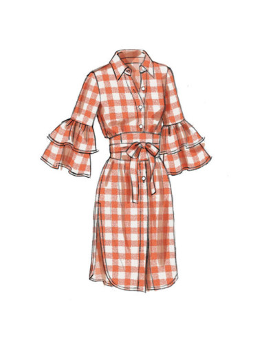Top and belt pattern - Vogue 9299