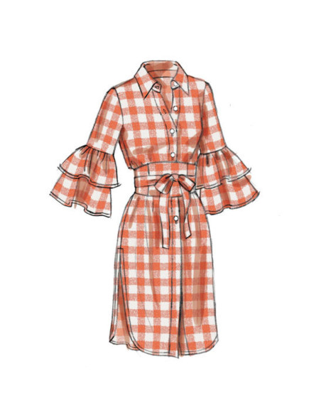 Top and belt pattern - Vogue 9299