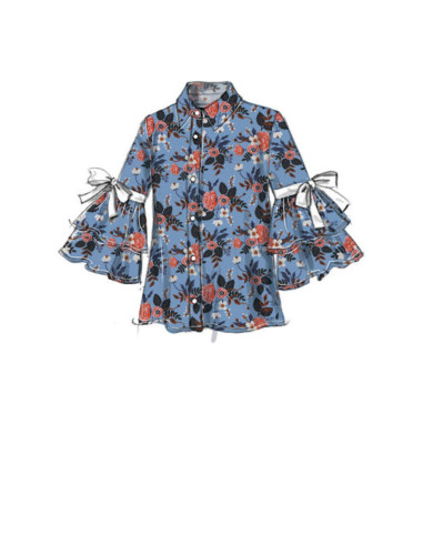 Top and belt pattern - Vogue 9299