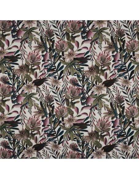 Cotton canvas fabric - Vintage flowers