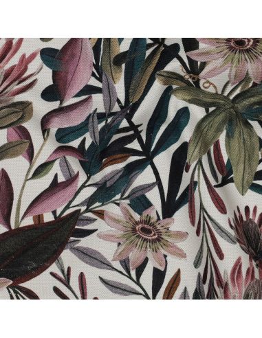 Cotton canvas fabric - Vintage flowers