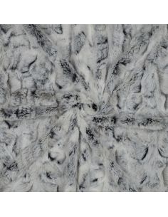Faux fur fabric - Snow Lynx