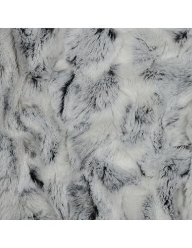 Faux fur fabric - Snow Lynx