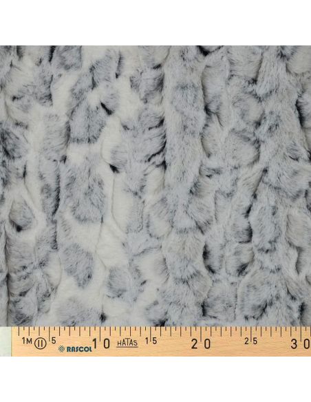 Faux fur fabric - Snow Lynx