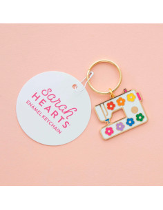 Daisy Keychain - Floral Sewing Machine 2