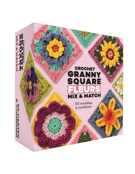 Granny Square Crochet Box Set - Mix & Match Flowers