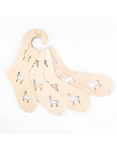 Pair of wooden sock blockers - Kremke