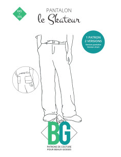 Men's Pants Pattern The Skater - Les BG