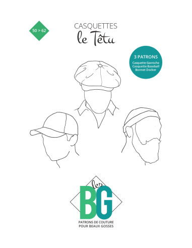Men's Cap Pattern Le Têtu - Les BG