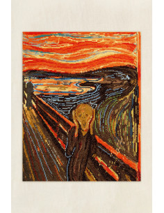 Cross-stitch embroidery kit - The Scream 2